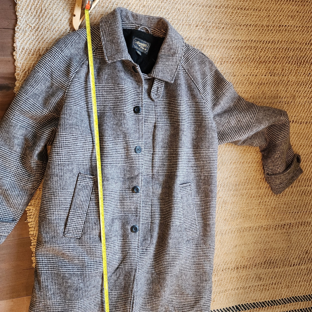 Gray Plaid Coat